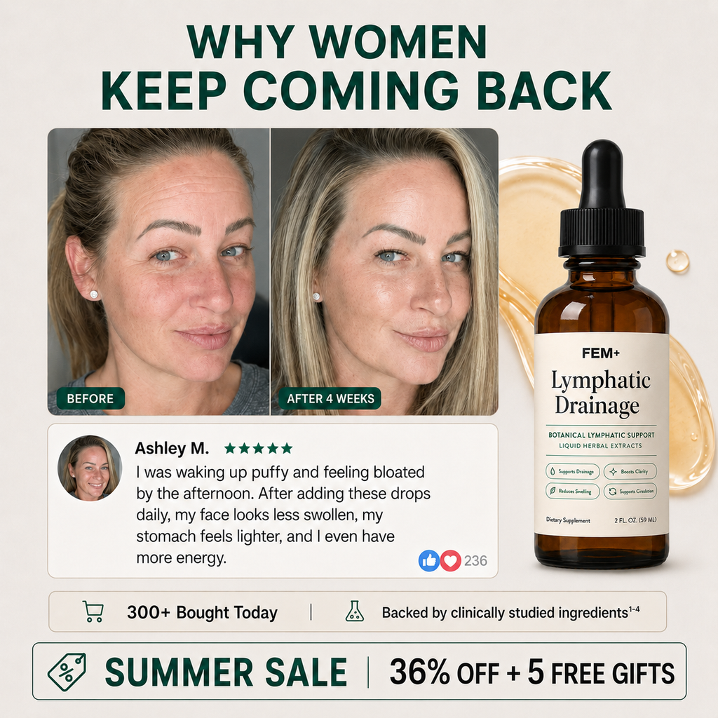 Lymphatic Drainage Drops - Release Trapped Fluid