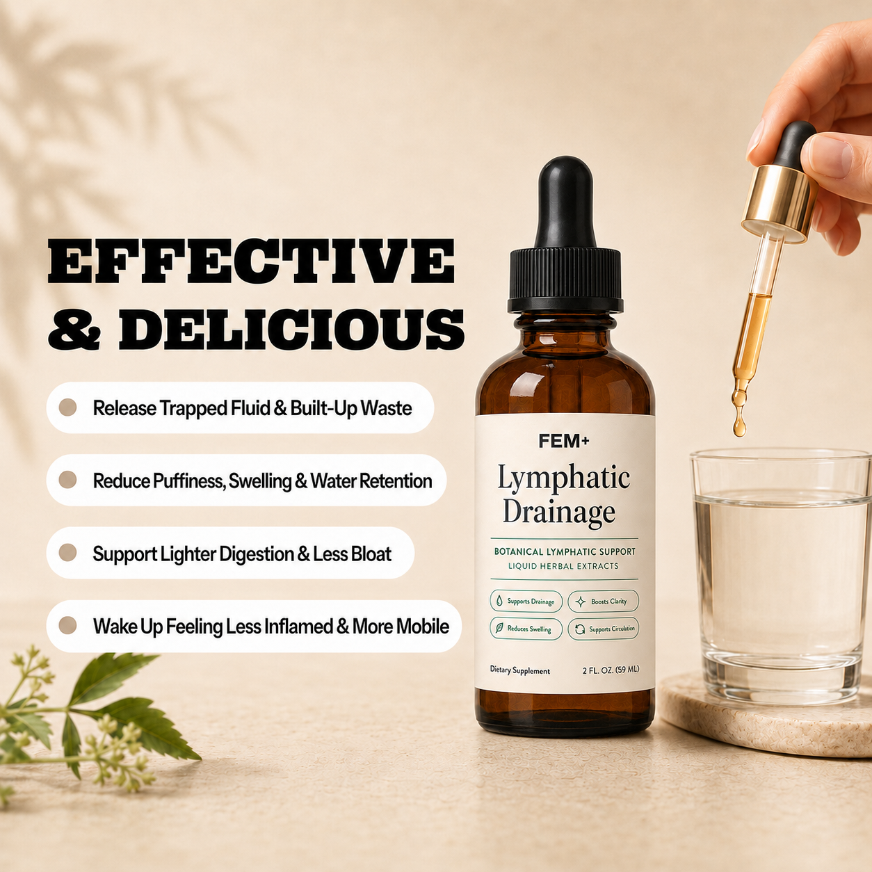 Lymphatic Drainage Drops - Release Trapped Fluid