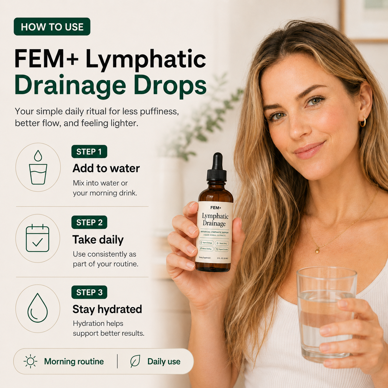 Lymphatic Drainage Drops - Release Trapped Fluid